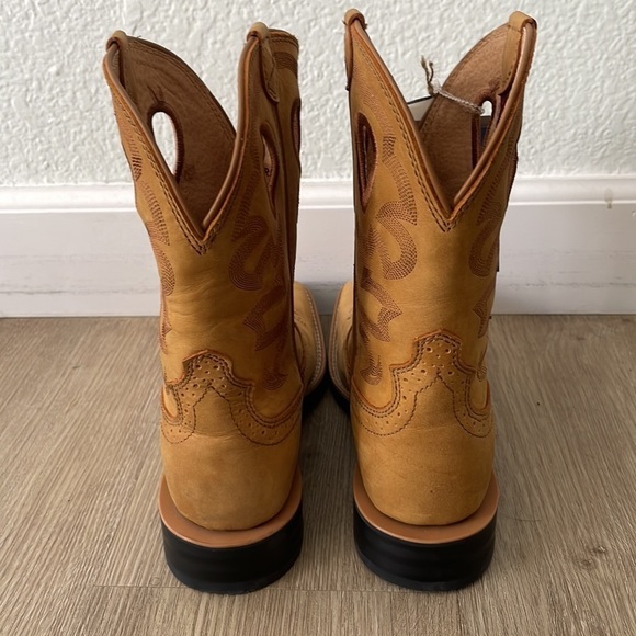 NWT $300 Twisted X Ladies 9" Ruff Stock Honey & Honey Boots WRS0037 - Picture 9 of 16